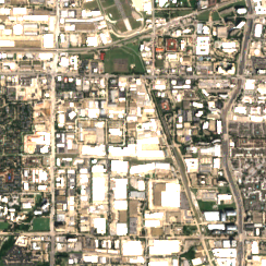 TRG Dallas site on 2025-09-10, Sentinel-2 satellite true color