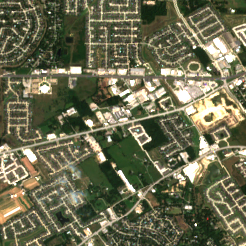 TRG Datacenters HOU2 site on 2020-08-19, Sentinel-2 satellite true color