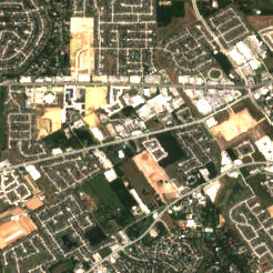 TRG Datacenters HOU2 site on 2025-07-29, Sentinel-2 satellite true color
