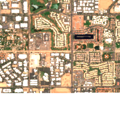 US Signal AZ01 (Phoenix) site on 2018-08-06, Sentinel-2 satellite true color