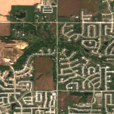 US Signal Des Moines IA01 site on 2020-09-18, Sentinel-2 satellite true color