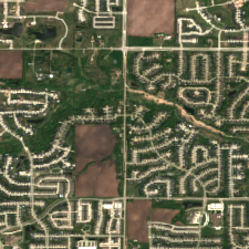 US Signal Des Moines IA01 site on 2025-05-08, Sentinel-2 satellite true color
