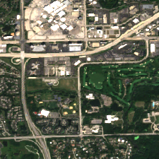 US Signal IL01 (Chicago) site on 2025-09-11, Sentinel-2 satellite true color