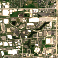 US Signal IL02 (Aurora) site on 2020-06-14, Sentinel-2 satellite true color