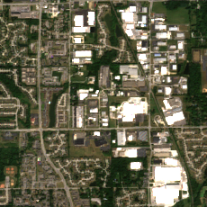 US Signal IN02 (Indianapolis) site on 2020-09-19, Sentinel-2 satellite true color