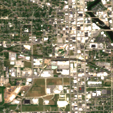 US Signal IN03 (South Bend) site on 2022-06-16, Sentinel-2 satellite true color