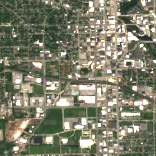 US Signal IN03 (South Bend) site on 2024-05-19, Sentinel-2 satellite true color