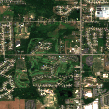 US Signal MI02 (Grand Rapids) site on 2018-07-07, Sentinel-2 satellite true color