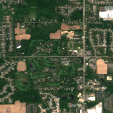 US Signal MI02 (Grand Rapids) site on 2024-05-19, Sentinel-2 satellite true color