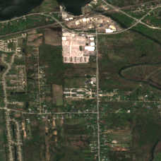 US Signal MI03 (Detroit) site on 2018-05-08, Sentinel-2 satellite true color