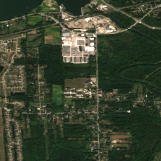 US Signal MI03 (Detroit) site on 2024-09-15, Sentinel-2 satellite true color