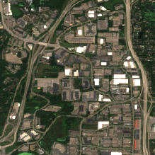 US Signal Minneapolis Data Center (MN01) site on 2018-08-13, Sentinel-2 satellite true color