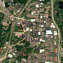 US Signal Minneapolis Data Center (MN01) site on 2020-06-05, Sentinel-2 satellite true color