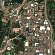 US Signal Minneapolis Data Center (MN01) site on 2022-07-18, Sentinel-2 satellite true color