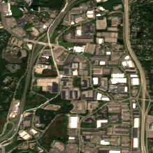 US Signal Minneapolis Data Center (MN01) site on 2024-09-07, Sentinel-2 satellite true color