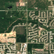 US Signal IA01 site on 2018-07-06, Sentinel-2 satellite true color