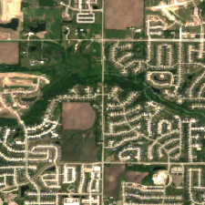 US Signal IA01 site on 2022-06-20, Sentinel-2 satellite true color