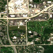 US Signal IL01 site on 2020-06-14, Sentinel-2 satellite true color