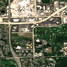 US Signal IL01 site on 2022-07-09, Sentinel-2 satellite true color