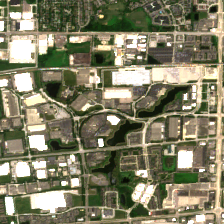 US Signal IL02 site on 2022-06-14, Sentinel-2 satellite true color