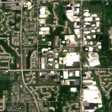 US Signal IN02 site on 2018-07-07, Sentinel-2 satellite true color