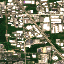 US Signal MI01 site on 2018-07-07, Sentinel-2 satellite true color