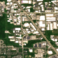 US Signal MI01 site on 2022-06-21, Sentinel-2 satellite true color