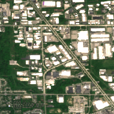 US Signal MI01 site on 2024-05-19, Sentinel-2 satellite true color