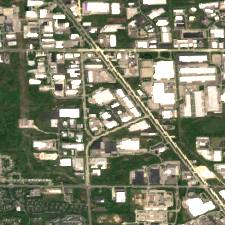 US Signal MI01 site on 2025-05-11, Sentinel-2 satellite true color