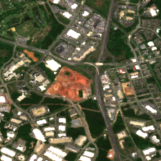 Vantage Ashburn I (VA1) site on 2018-05-24, Sentinel-2 satellite true color