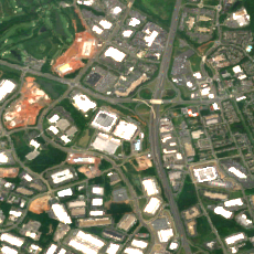 Vantage Ashburn I (VA1) site on 2025-06-03, Sentinel-2 satellite true color