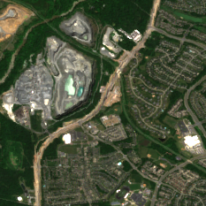Vantage Ashburn III (VA3) site on 2018-05-24, Sentinel-2 satellite true color
