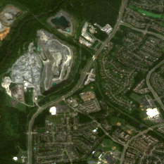 Vantage Ashburn III (VA3) site on 2020-09-15, Sentinel-2 satellite true color
