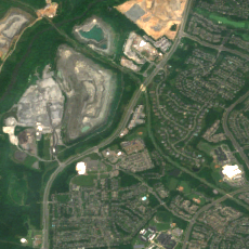Vantage Ashburn III (VA3) site on 2025-06-03, Sentinel-2 satellite true color