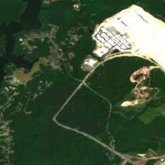 Vantage Fredericksburg (VA4) site on 2022-06-29, Sentinel-2 satellite true color