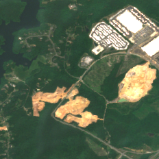 Vantage Fredericksburg (VA4) site on 2025-06-03, Sentinel-2 satellite true color