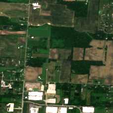 Vantage New Albany Campus site on 2018-06-14, Sentinel-2 satellite true color