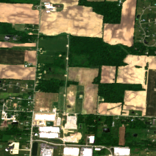 Vantage New Albany (OH1) site on 2020-06-08, Sentinel-2 satellite true color