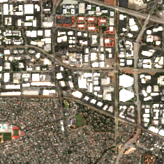 Vantage Santa Clara Campus (V1-V6) site on 2022-09-06, Sentinel-2 satellite true color