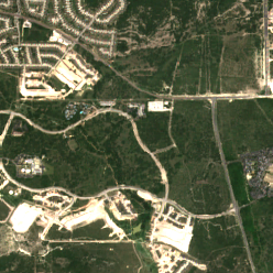 Vantage TX12 (San Antonio TX1 campus) site on 2018-08-23, Sentinel-2 satellite true color