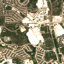 Vantage TX12 (San Antonio TX1 campus) site on 2024-08-21, Sentinel-2 satellite true color