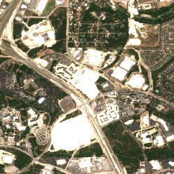 Vantage TX22 (San Antonio) site on 2024-08-21, Sentinel-2 satellite true color
