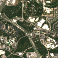 Vantage Data Centers TX22 site on 2018-08-23, Sentinel-2 satellite true color