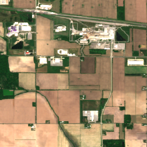 Amazon Project Rainier Data Center site on 2020-06-06, Sentinel-2 satellite true color
