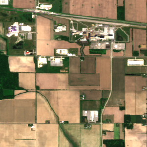 Amazon Project Rainier Data Center site on 2022-06-16, Sentinel-2 satellite true color