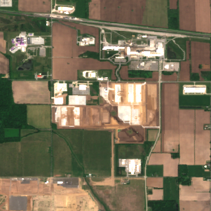 Amazon Project Rainier Data Center site on 2024-05-19, Sentinel-2 satellite true color