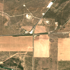 Dove Creek Data Center site on 2018-05-28, Sentinel-2 satellite true color