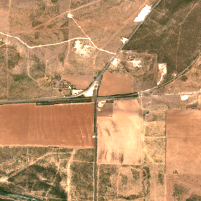 Dove Creek Data Center site on 2022-05-07, Sentinel-2 satellite true color