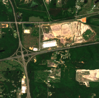 Compass Meridian Campus site on 2020-05-02, Sentinel-2 satellite true color