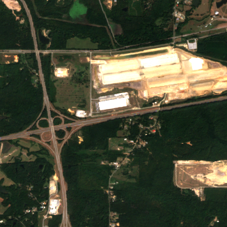 Compass Meridian Campus site on 2025-09-18, Sentinel-2 satellite true color